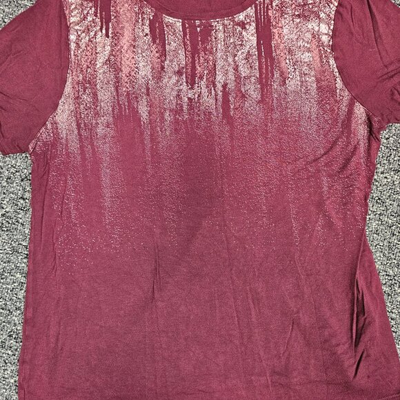 BOGO🎀 Bundle of 2 Autumn Red Tees- Sz Large - Picture 2 of 6